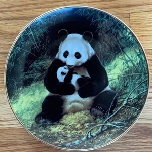 VINTAGE W.L. George “The Panda” Collectors Plate